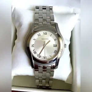 Gorgeous, authentic, silver Gucci Watch Authentic GUCCI watches for HER ❤️and HIM ? | eBay main image 3